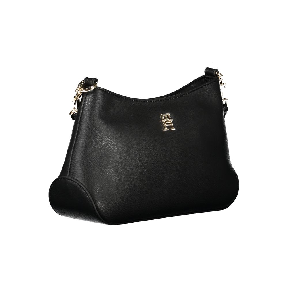Sac à main en polyester noir