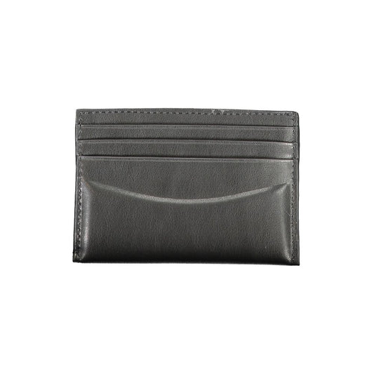 Cartera de cuero negra