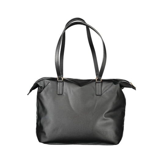 Sac à main femme en polyester noir