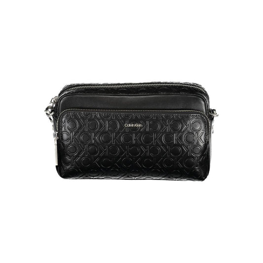 Sac à main en polyester noir