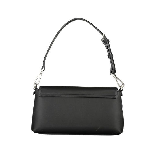 Sac à main en polyester noir