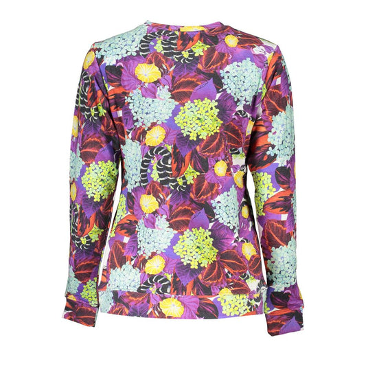 Purple Cotton Women Sweater