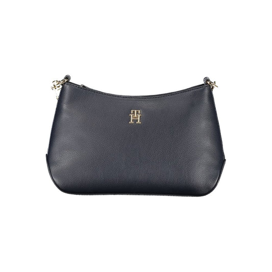 Sac à main en polyester bleu