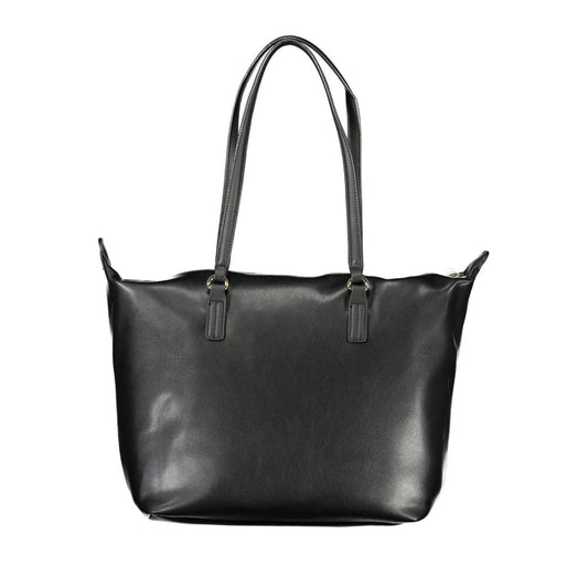 Sac à main en polyester noir