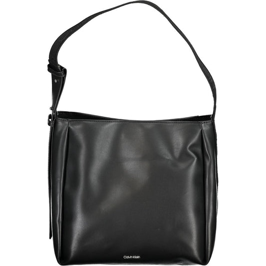Sac à main en polyester noir
