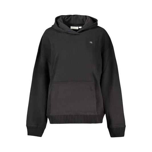 Suéter de algodón negro para mujer