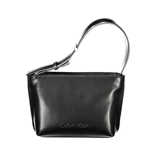 Sac à main femme en polyester noir