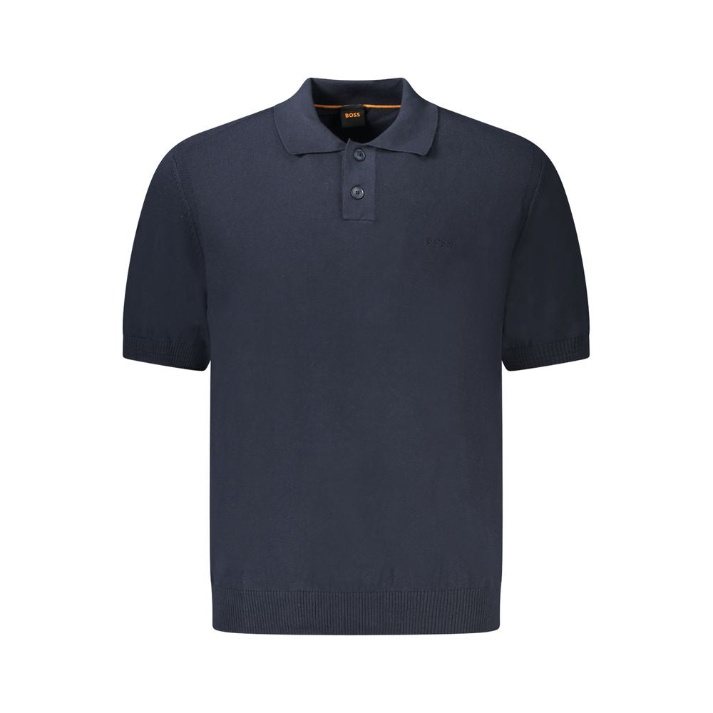 Pull en coton bleu