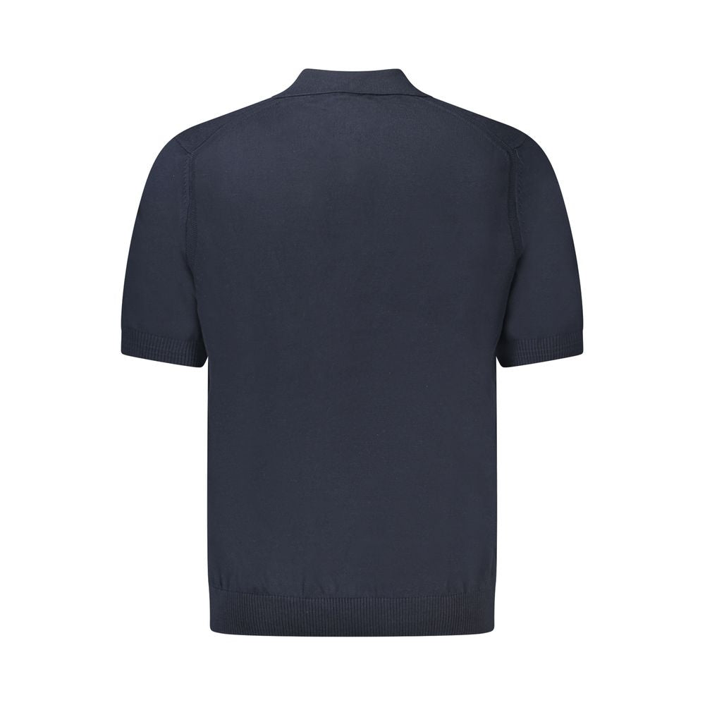 Pull en coton bleu