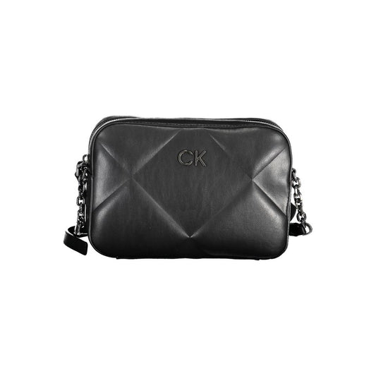 Sac à main en polyester noir