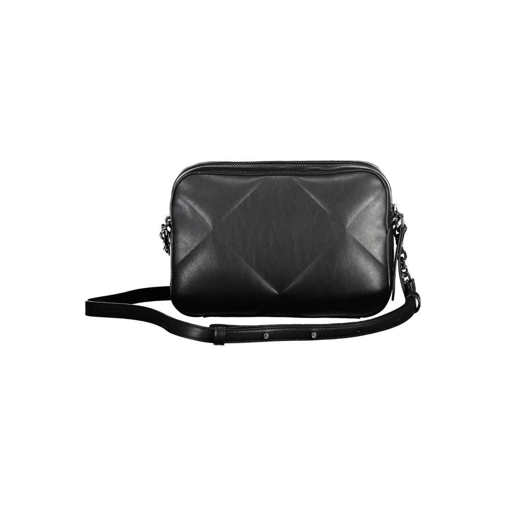 Sac à main en polyester noir
