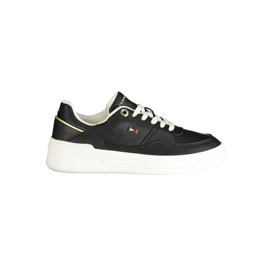 Zapatillas deportivas negras de polietileno para mujer