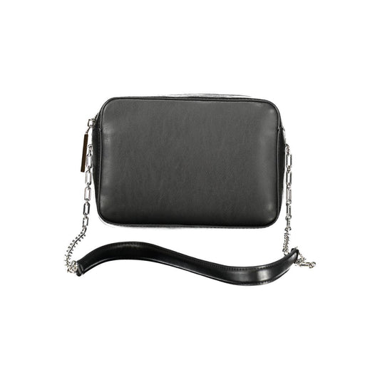 Sac à main femme en polyester noir
