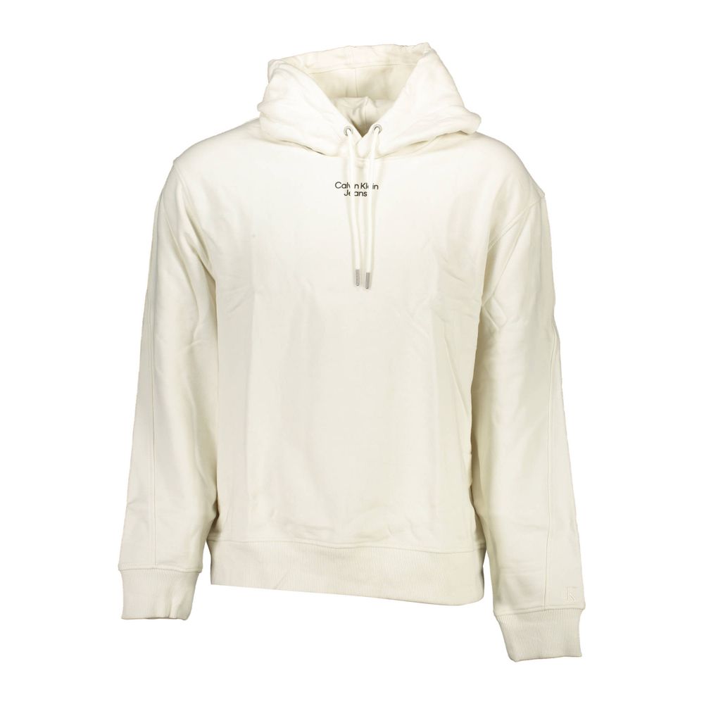 Pull homme en coton blanc
