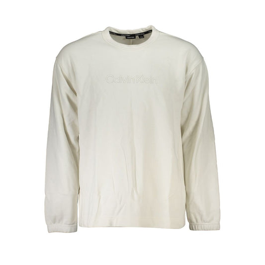 Pull élégant à col rond avec logo brossé
