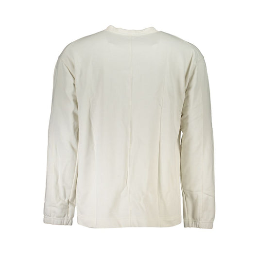 Pull élégant à col rond avec logo brossé