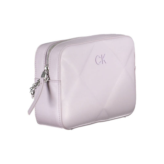 Sac à main en polyester violet
