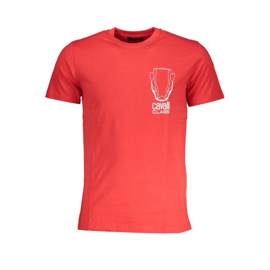 Camiseta roja de algodón