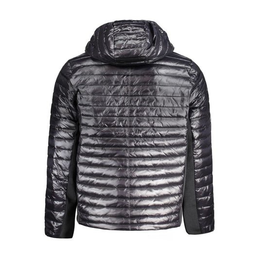 Chaqueta de nailon negra