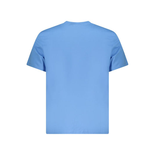T-shirt homme en coton bleu clair