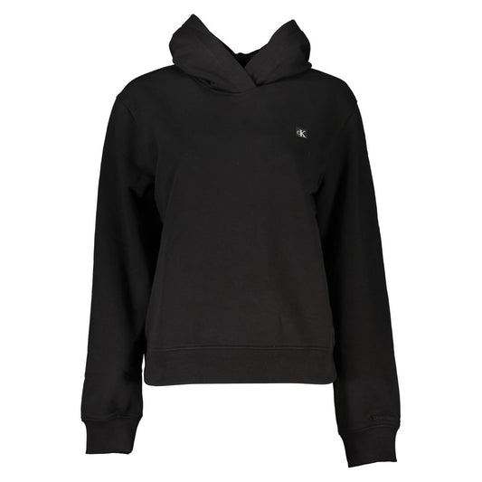 Elegante sudadera con capucha en negro atemporal