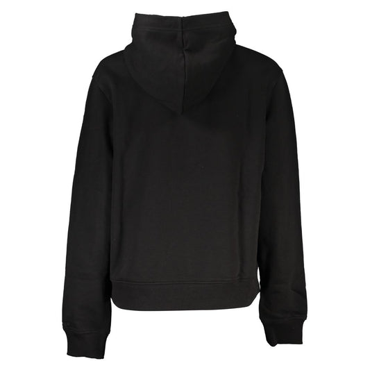 Elegante sudadera con capucha en negro atemporal