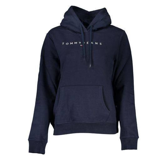 Pull femme en coton bleu