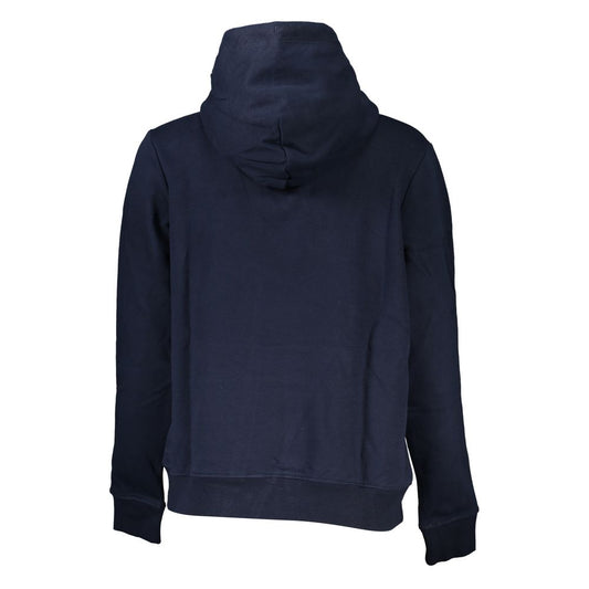 Pull femme en coton bleu