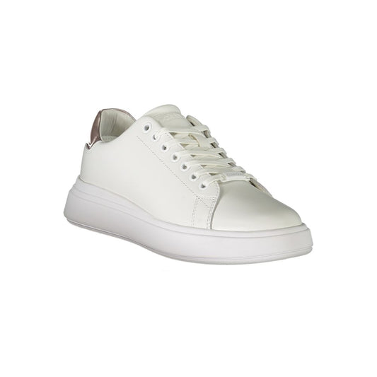 Zapatilla deportiva de poliéster blanca