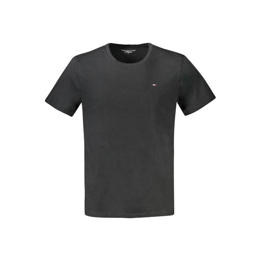 T-shirt homme en coton noir