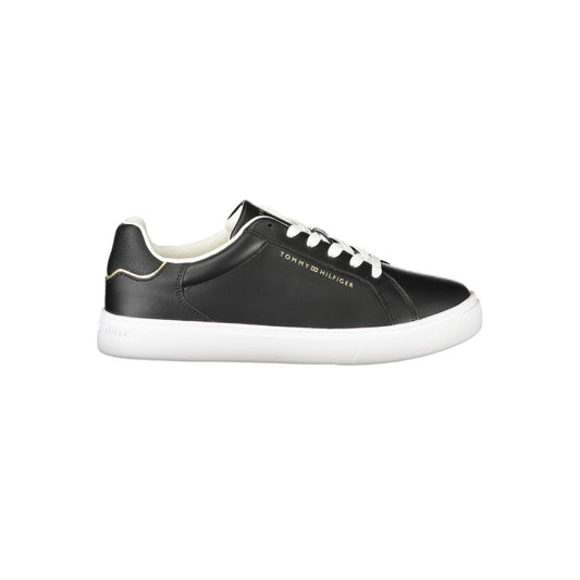Zapatillas deportivas de piel negra para mujer