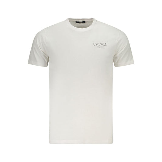 Camiseta blanca de algodón para hombre