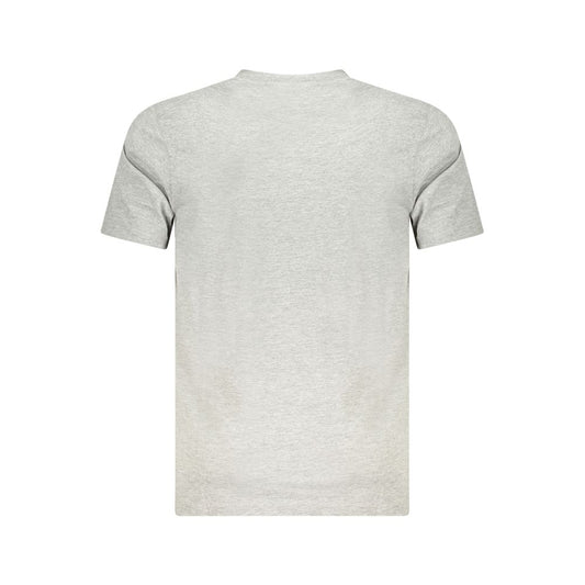Camiseta de algodón marrón para hombre