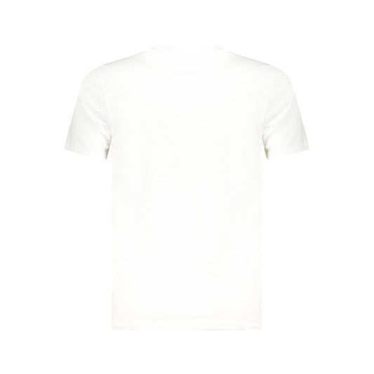 Camiseta blanca de algodón para hombre