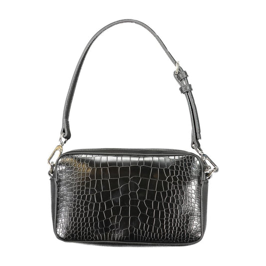 Sac à main en polyester noir