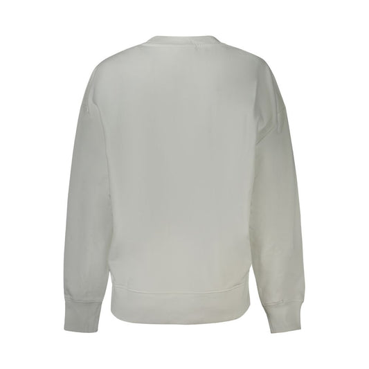 Suéter de algodón blanco para mujer
