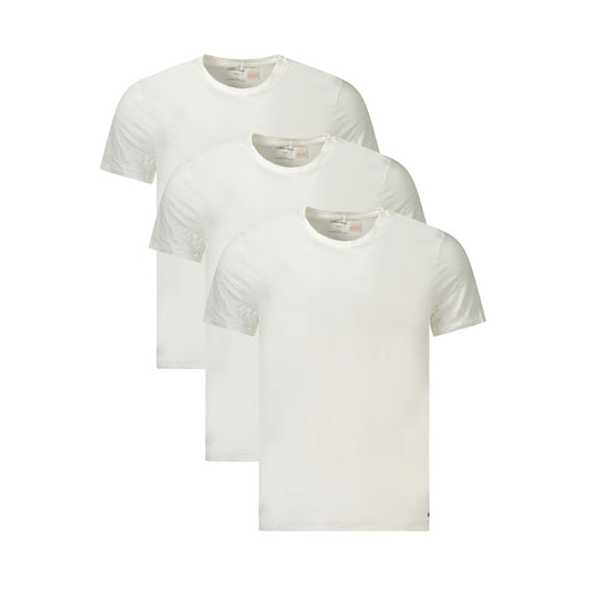 T-shirt homme en coton blanc