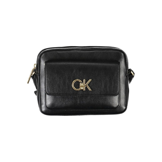 Sac à main noir en polyester recyclé pour femme