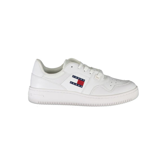 Zapatillas blancas de piel para mujer