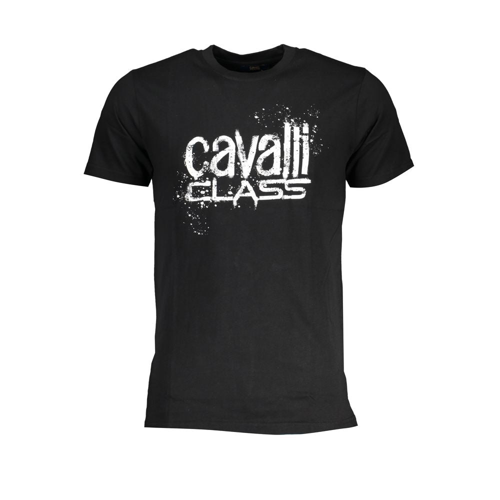 Camiseta de algodón negra