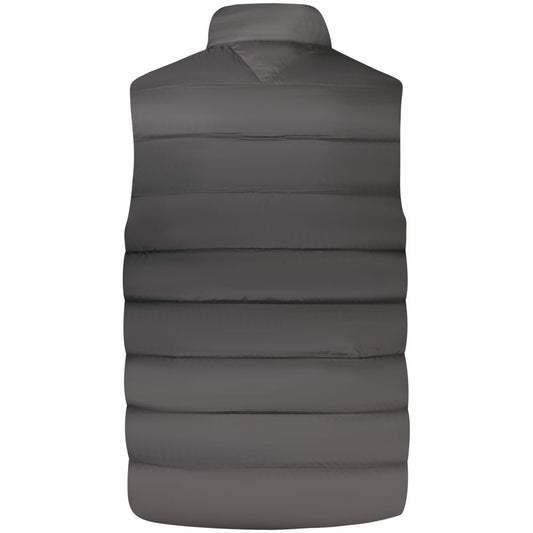 Chaqueta de poliamida negra