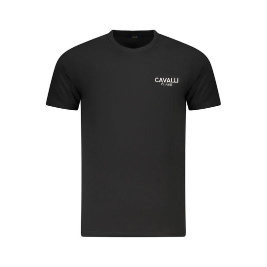 Camiseta negra de algodón para hombre