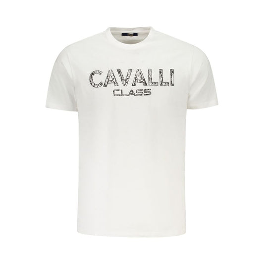 Camiseta blanca de algodón para hombre