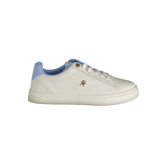 Zapatillas de piel azul claro para mujer