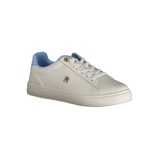 Zapatillas de piel azul claro para mujer