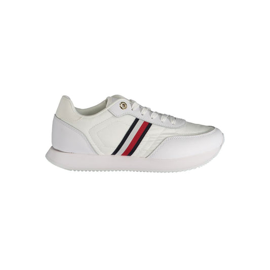 Zapatilla deportiva de poliéster blanca
