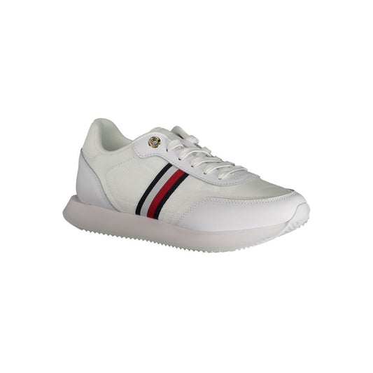 Zapatilla deportiva de poliéster blanca