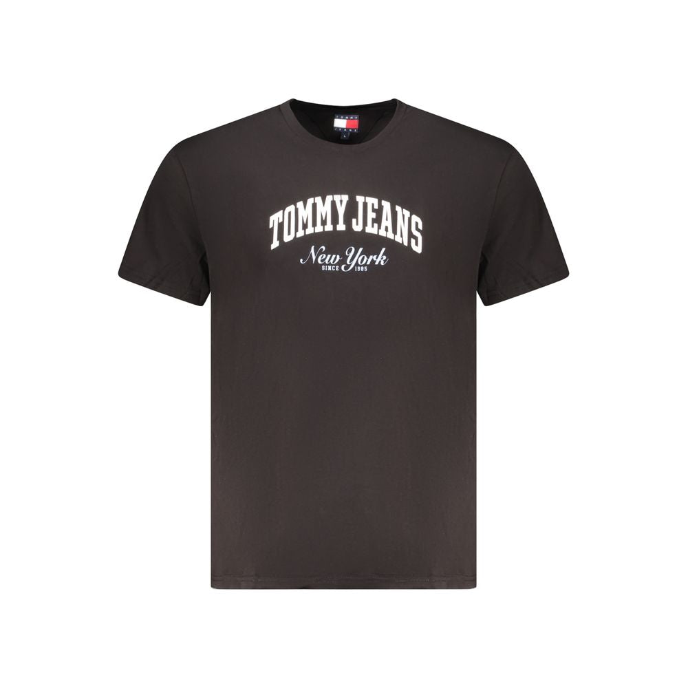 T-shirt homme en coton noir