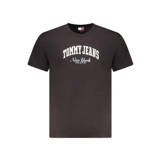 T-shirt homme en coton noir