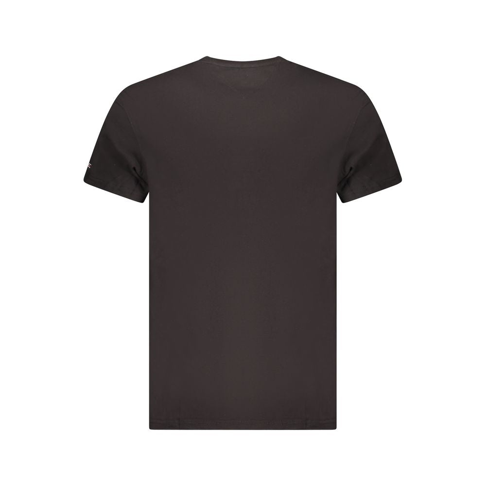 T-shirt homme en coton noir